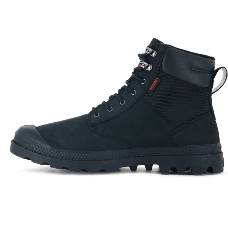 Bottes Palladium Pampa Shield WP+ LUX Homme Noir | FR VPD256W